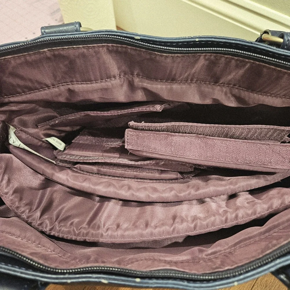 Kelly Moore Blue Libby Bag Camera/Travel 18